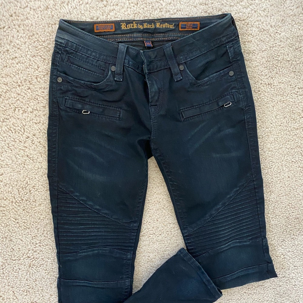 Dark blue denim jeans Rock Revival size 28